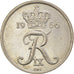 Munten, Denemarken, Frederik IX, 25 Öre, 1966, Copenhagen, ZF, Cupro-nikkel