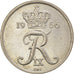 Moneda, Dinamarca, Frederik IX, 25 Öre, 1966, Copenhagen, MBC, Cobre - níquel