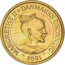 Moneta, Danimarca, Margrethe II, 10 Kroner, 2001, Copenhagen, SPL-