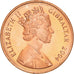 Moeda, Gibraltar, Elizabeth II, Penny, 2004, MS(60-62), Aço Cromado a Cobre