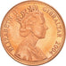 Moeda, Gibraltar, Elizabeth II, 2 Pence, 2004, AU(55-58), Aço Cromado a Cobre
