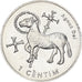 Moeda, Andorra, Centim, 2002, Agnus Dei, MS(63), Alumínio, KM:178