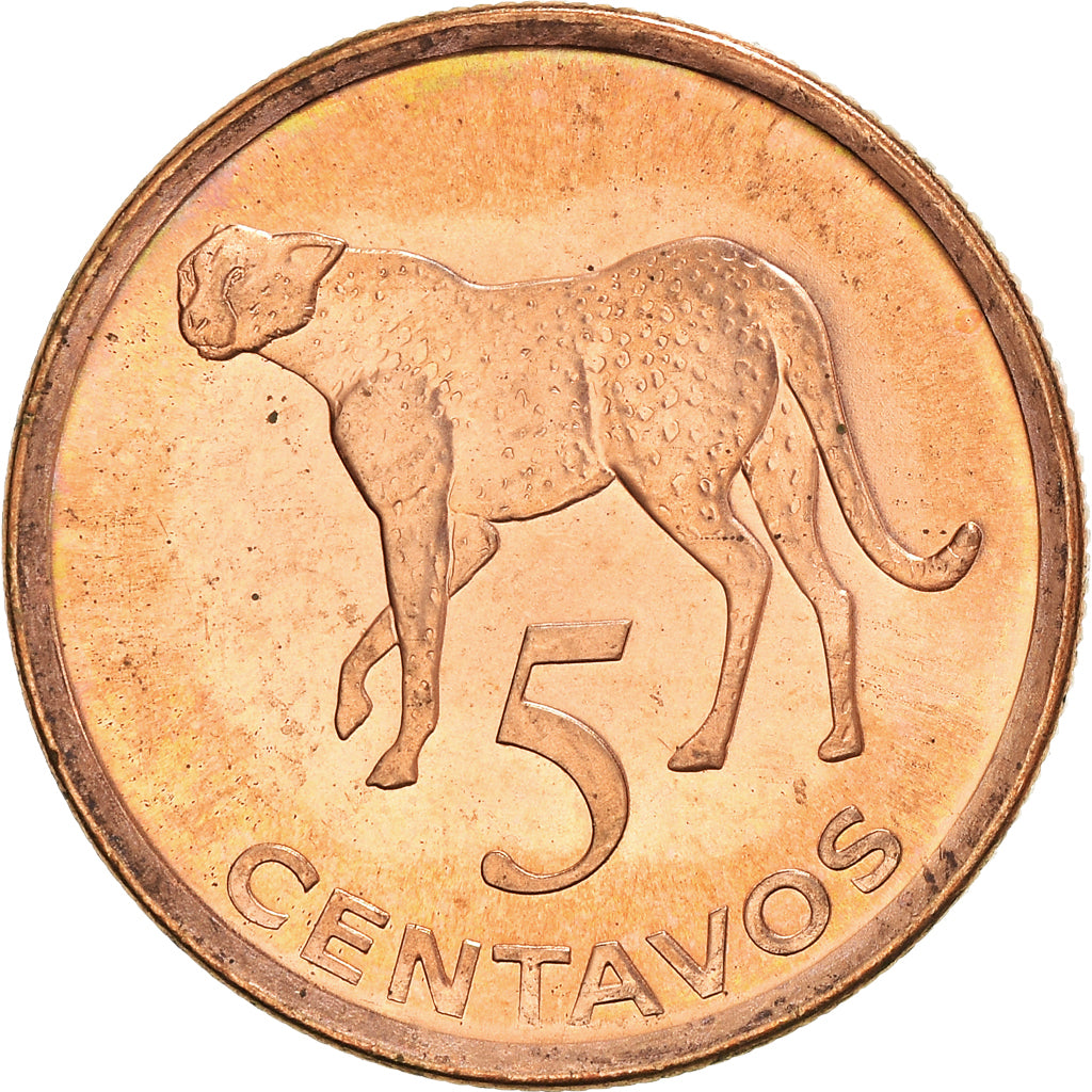 Coin, Mozambique, 5 Centavos, 2006, MS(60-62), Copper Plated Steel, KM:133