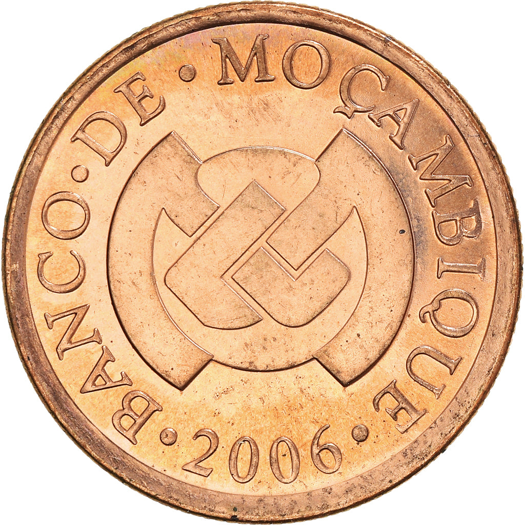 Coin, Mozambique, 5 Centavos, 2006, MS(60-62), Copper Plated Steel, KM:133