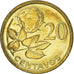 Coin, Mozambique, 20 Centavos, 2006, MS(60-62), Brass plated steel, KM:135
