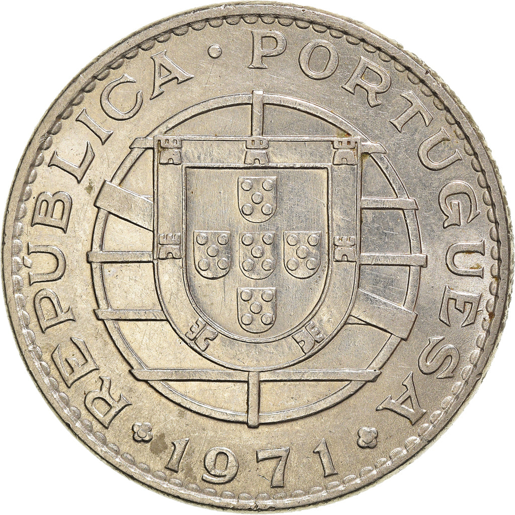 Münze, Mosambik, 20 Escudos, 1971, VZ, Nickel, KM:87