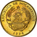 Coin, Mozambique, 5 Meticais, 1994, Royal Mint, AU(55-58), Brass Clad Steel