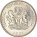 Coin, Nigeria, Elizabeth II, Naira, 1991, AU(50-53), Nickel plated steel, KM:14