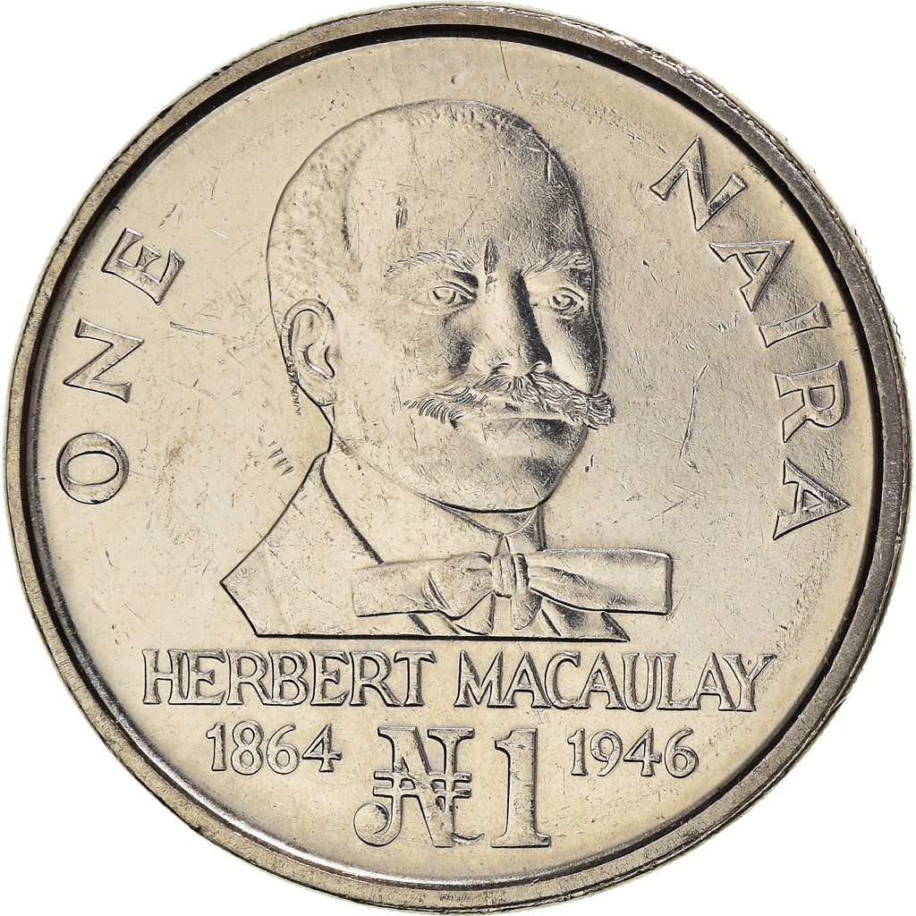 Coin, Nigeria, Elizabeth II, Naira, 1991, AU(50-53), Nickel plated steel, KM:14