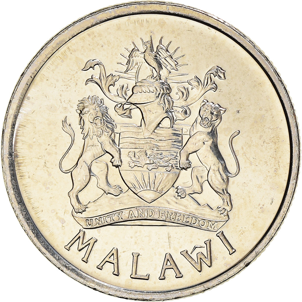 Coin, Malawi, 5 Tambala, 1995, AU(55-58), Nickel plated steel, KM:32.1