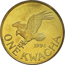 Moneda, Malawi, Kwacha, 1996, MBC+, Latón chapado en acero, KM:28