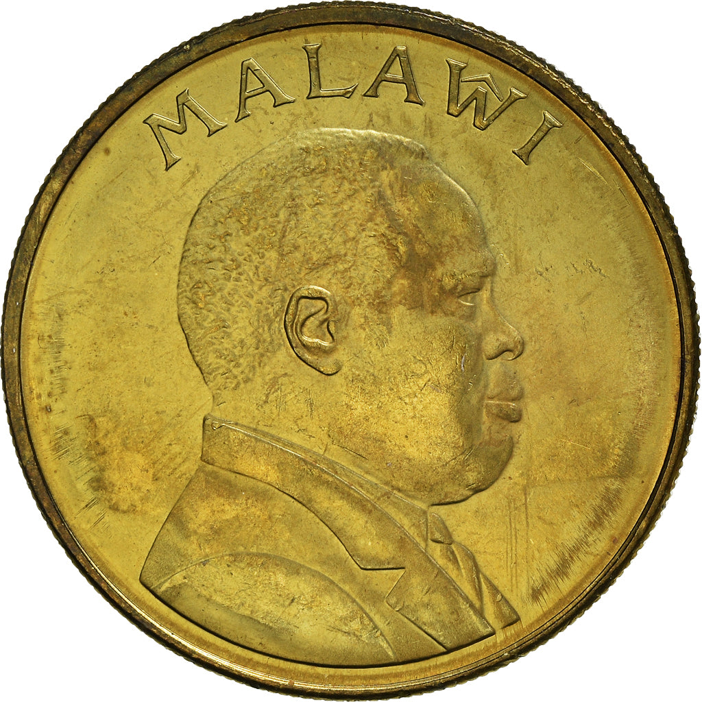 Moneda, Malawi, Kwacha, 1996, MBC+, Latón chapado en acero, KM:28