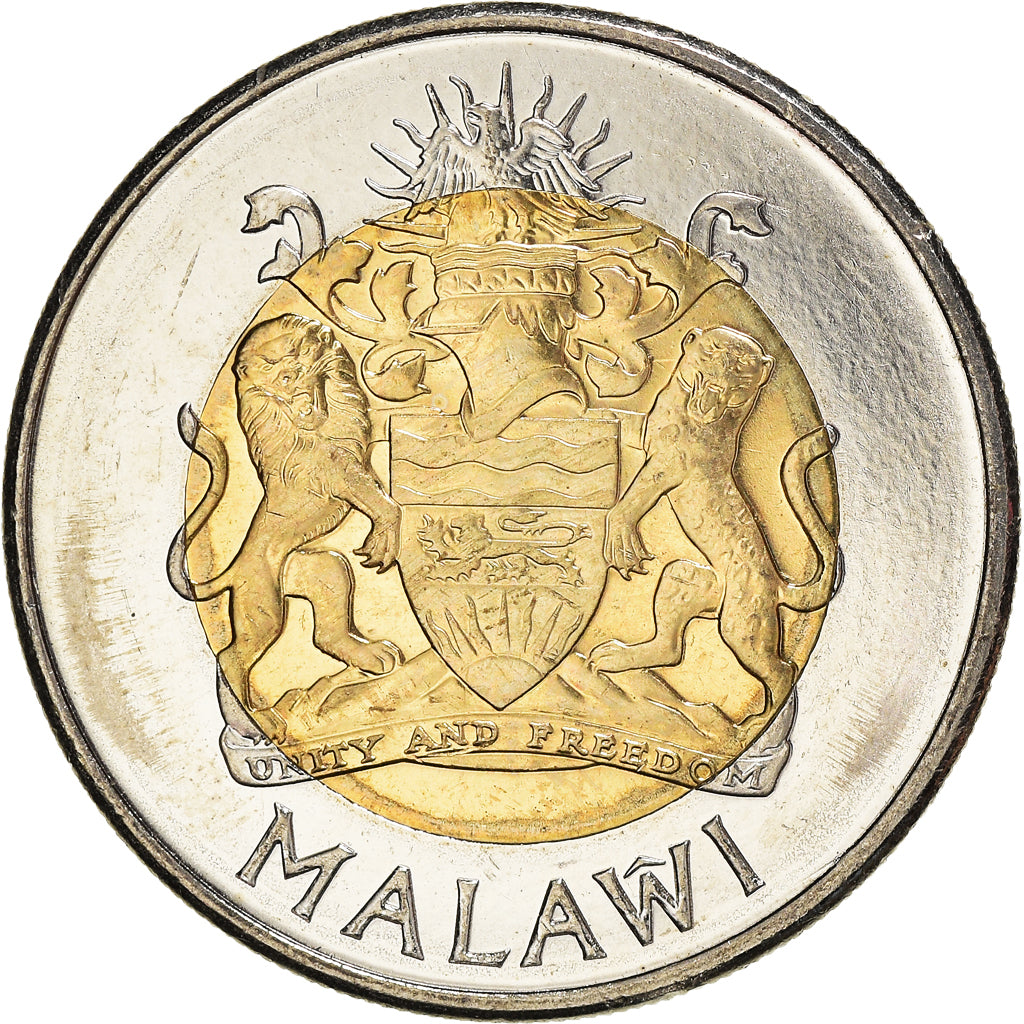 Coin, Malawi, 5 Kwacha, 2006, AU(55-58), Bi-Metallic, KM:57