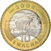 Coin, Malawi, 10 Kwacha, 2006, MS(63), Bi-Metallic, KM:58