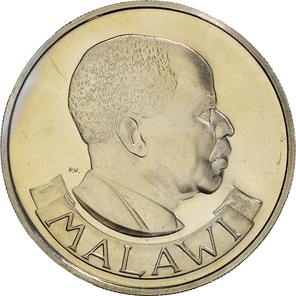 Munten, Malawi, Florin, 1964, UNC, Copper-Nickel-Zinc, KM:3