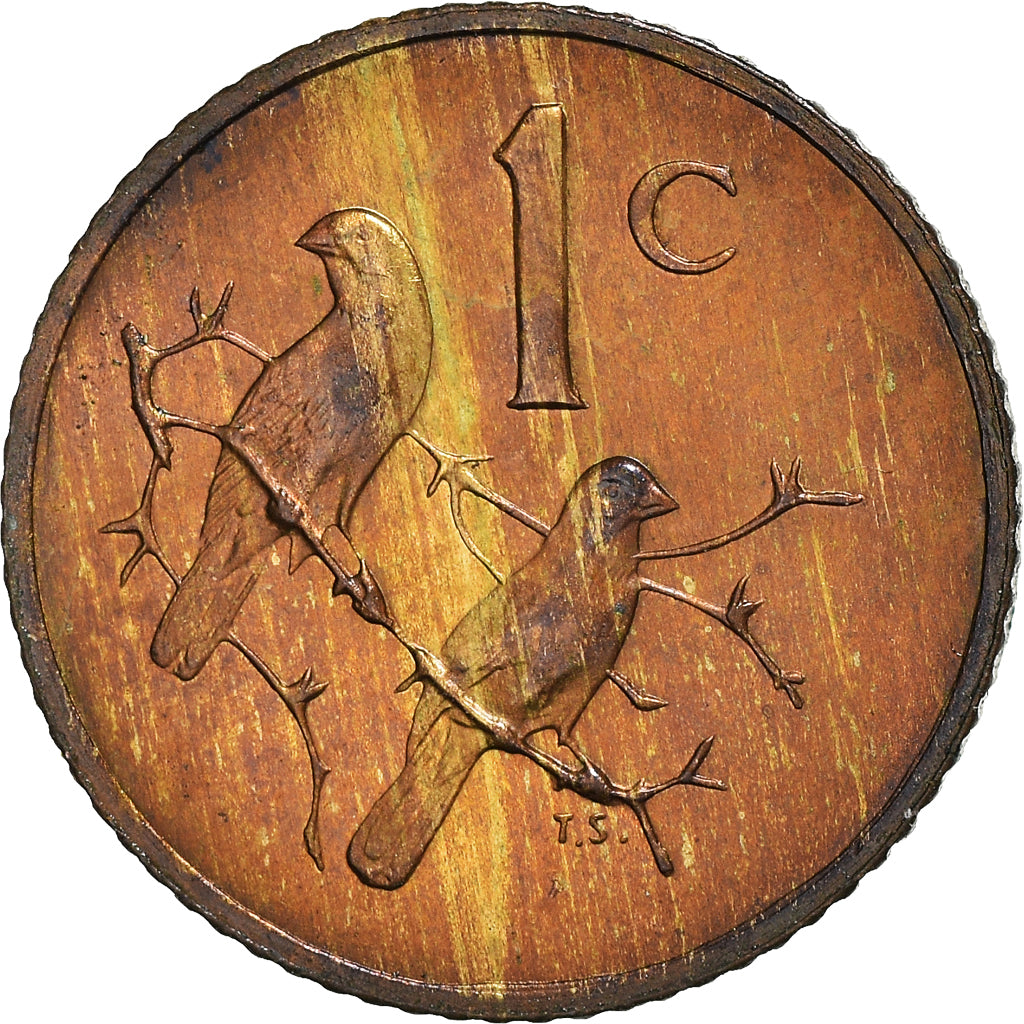 Coin, South Africa, Cent, 1982, AU(50-53), Bronze, KM:109