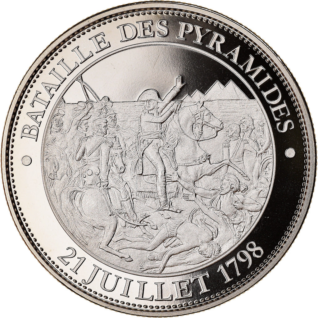 France, Medal, Napoléon Bonaparte, Bataille des Pyramides(1798), MS(65-70)