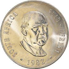 Coin, South Africa, 50 Cents, 1982, Proof, MS(63), Nickel, KM:114