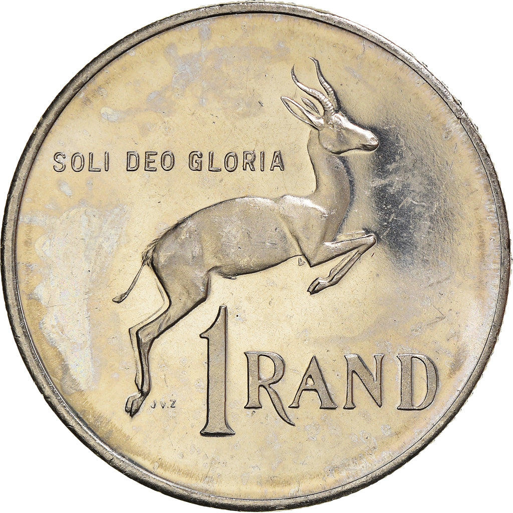 Coin, South Africa, Rand, 1982, AU(50-53), Nickel, KM:115