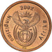 Münze, Südafrika, 5 Cents, 2002, Pretoria, SS+, Copper Plated Steel, KM:268