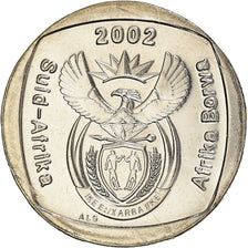 Coin, South Africa, Rand, 2002, Pretoria, MS(63), Nickel Plated Copper, KM:272