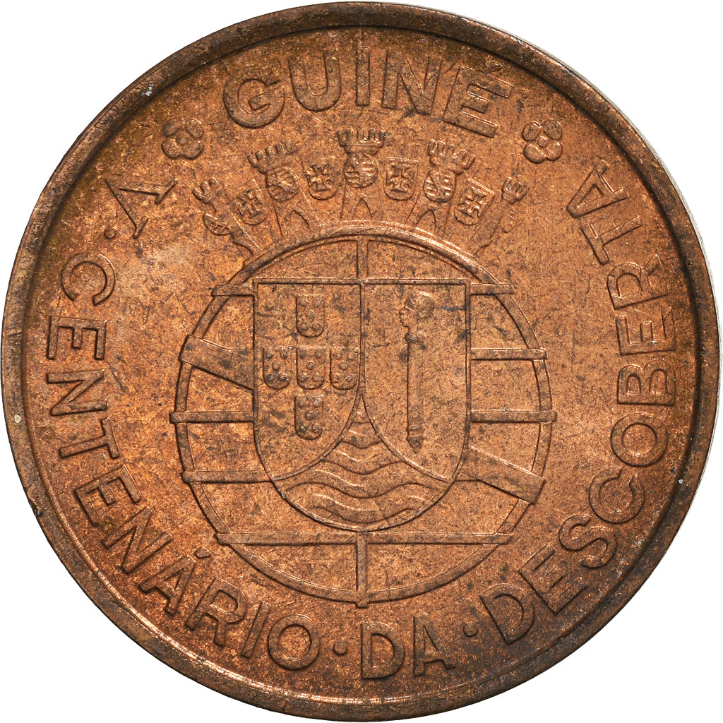 Münze, Guinea-Bissau, Escudo, 1946, SS, Bronze, KM:7