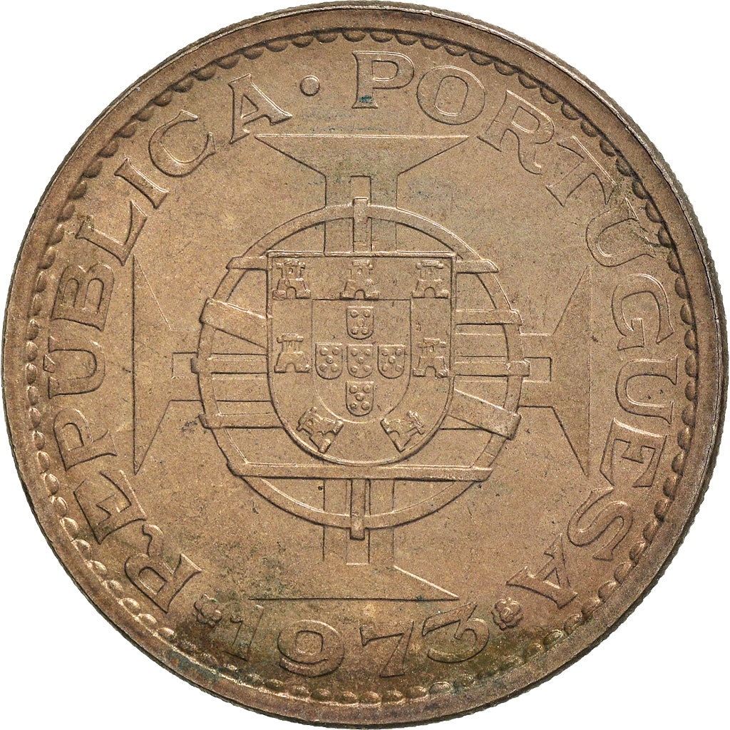 Monnaie, Guinea-Bissau, 5 Escudos, 1973, TTB+, Cupro-nickel, KM:15