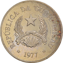 Moneda, Guinea-Bissau, 20 Pesos, 1977, MBC, Cobre - níquel, KM:21