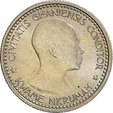 Moneta, Ghana, 6 Pence, 1958, SPL, Rame-nichel, KM:4
