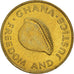 Coin, Ghana, Cedi, 1984, MS(63), Brass, KM:25