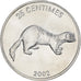 Coin, CONGO, DEMOCRATIC REPUBLIC, 25 Centimes, 2002, MS(65-70), Aluminum, KM:76