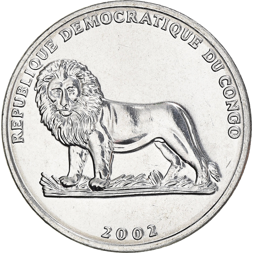 Coin, CONGO, DEMOCRATIC REPUBLIC, 25 Centimes, 2002, MS(65-70), Aluminum, KM:83