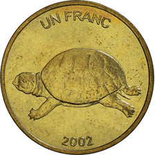 Moneda, CONGO, REPÚBLICA DEMOCRÁTICA DEL, Franc, 2002, SC, Latón, KM:81