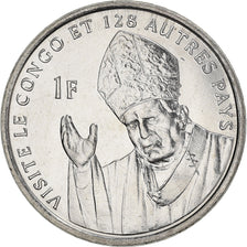 Coin, CONGO, DEMOCRATIC REPUBLIC, Franc, 2004, AU(55-58), Nickel Clad Steel