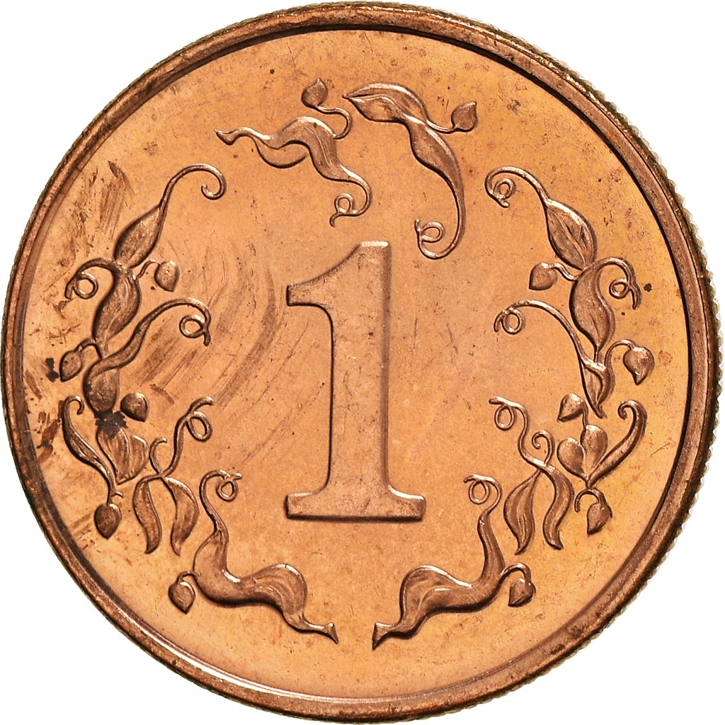 Coin, Zimbabwe, Cent, 1997, AU(55-58), Bronze Plated Steel, KM:1a