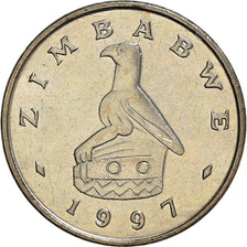 Coin, Zimbabwe, 5 Cents, 1997, MS(60-62), Copper-nickel, KM:2
