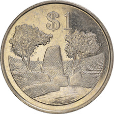 Coin, Zimbabwe, Dollar, 1997, EF(40-45), Copper-nickel, KM:6