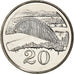 Moneta, Zimbabwe, 20 Cents, 2002, Harare, SPL, Acciaio placcato nichel, KM:4a