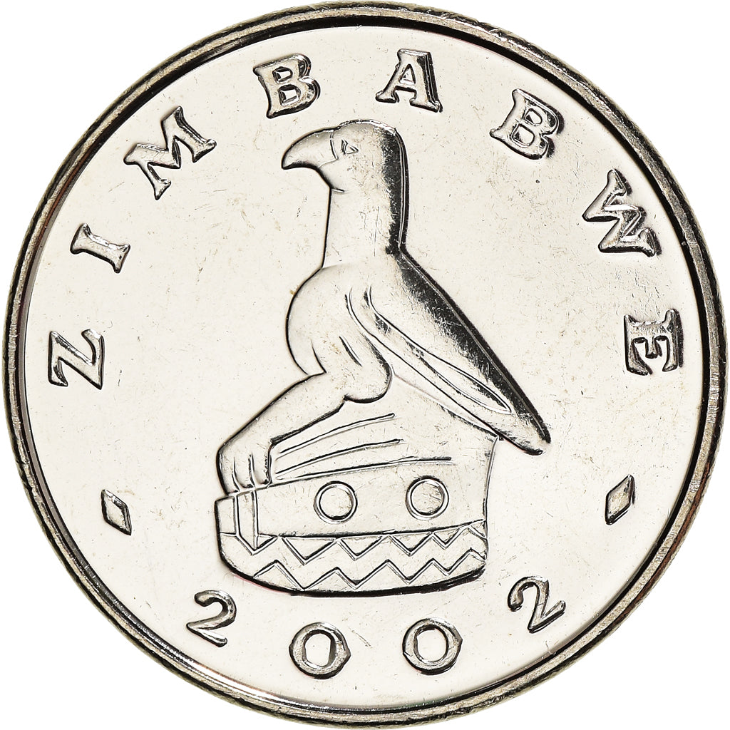 Moneta, Zimbabwe, 20 Cents, 2002, Harare, SPL, Acciaio placcato nichel, KM:4a