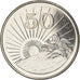 Moneta, Zimbabwe, 50 Cents, 2002, Harare, AU(50-53), Nickel platerowany stalą