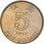 Münze, Hong Kong, Elizabeth II, 5 Dollars, 1993, Bombay, VZ, Kupfer-Nickel