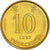 Coin, Hong Kong, Elizabeth II, 10 Cents, 1997, AU(55-58), Brass plated steel