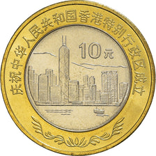Munten, CHINA, VOLKSREPUBLIEK, 10 Yüan, 1997, FDC, Bi-Metallic, KM:983