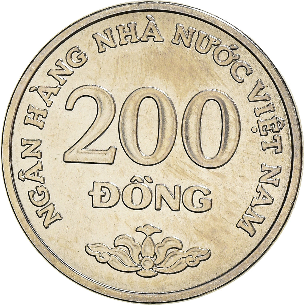 Coin, Vietnam, SOCIALIST REPUBLIC, 200 Dông, 2003, Vantaa, MS(65-70), Nickel