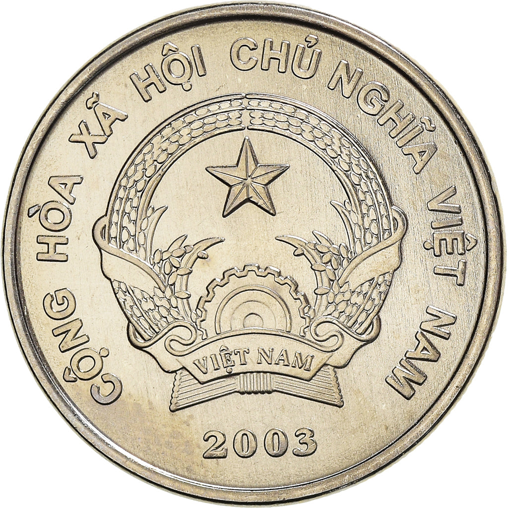 Coin, Vietnam, SOCIALIST REPUBLIC, 500 Dông, 2003, Vantaa, MS(65-70), Nickel