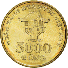 Coin, Vietnam, SOCIALIST REPUBLIC, 5000 Dông, 2003, Vantaa, MS(60-62), Brass