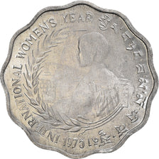 Coin, Bhutan, 10 Chetrums, 1975, MS(65-70), Aluminum, KM:43