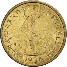 Moneta, Bhutan, 20 Chetrums, 1974, SPL+, Alluminio-bronzo, KM:39