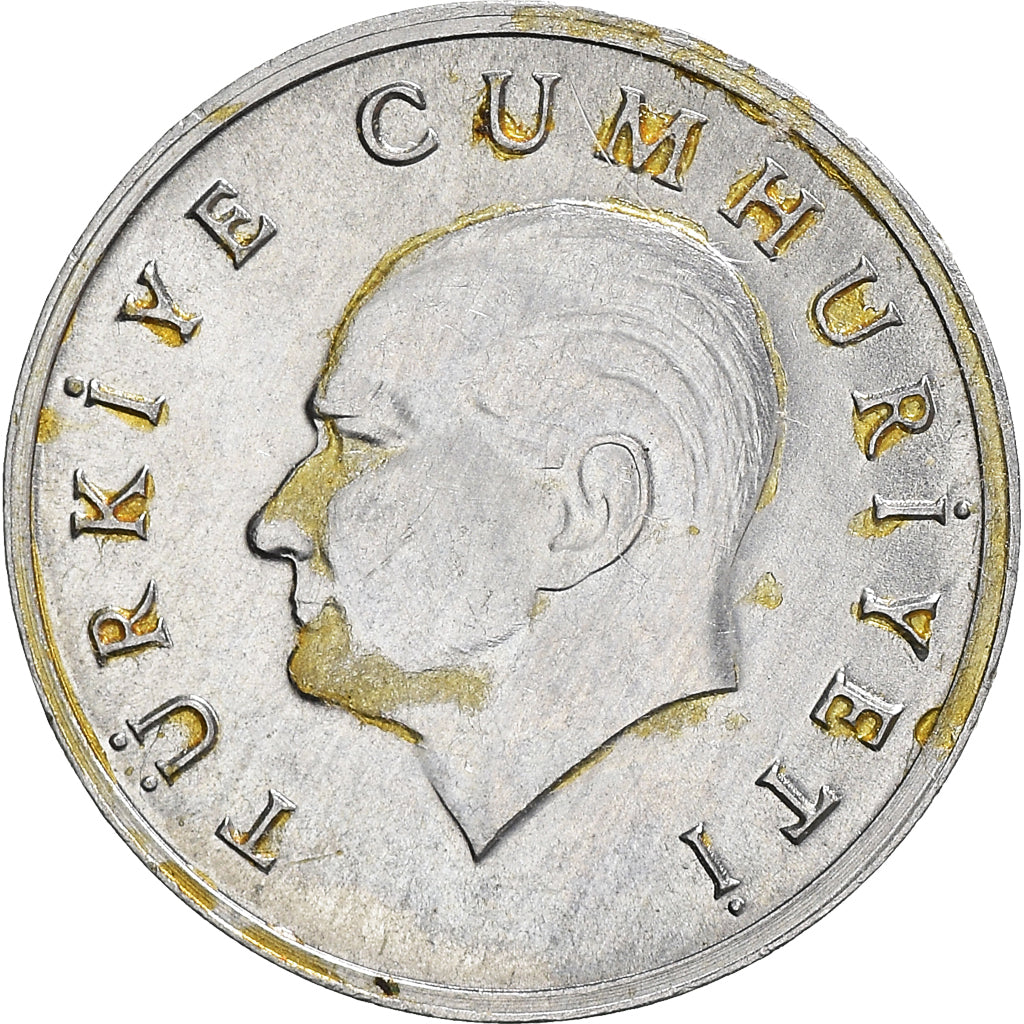 Coin, Turkey, Lira, 1986, EF(40-45), Aluminum, KM:962.2