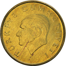 Coin, Turkey, 100 Lira, 1993, MS(63), Bronze-Aluminium